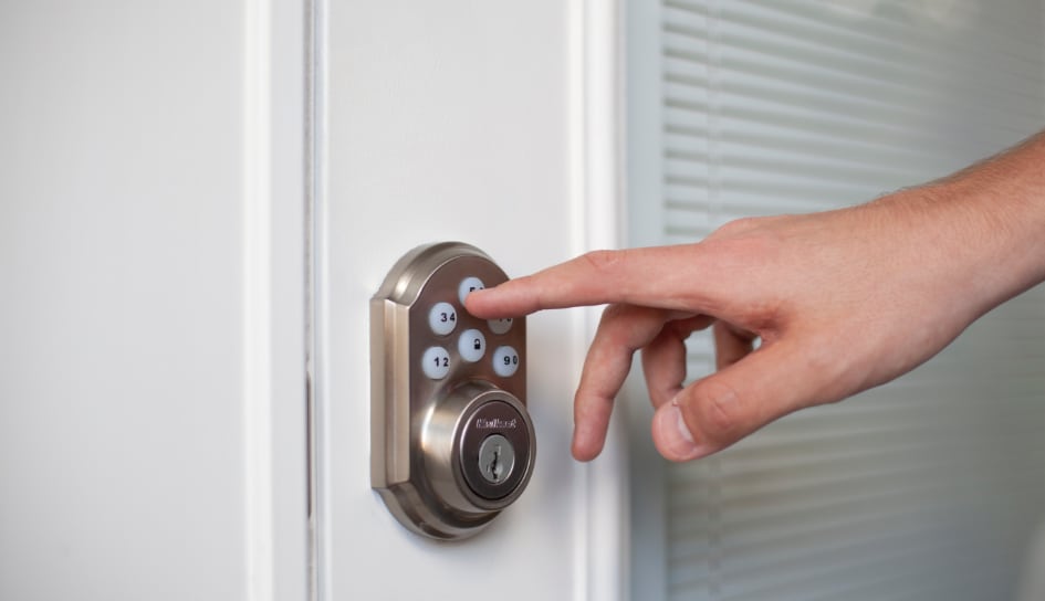 ADT smartlock on a Appleton home